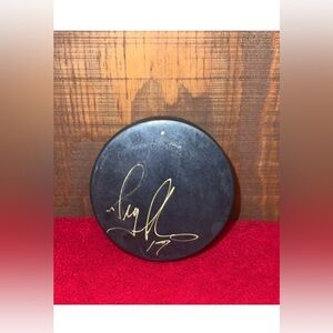 Signed Greg Adams Inglasco NHL Hockey Puck Rare Collectible